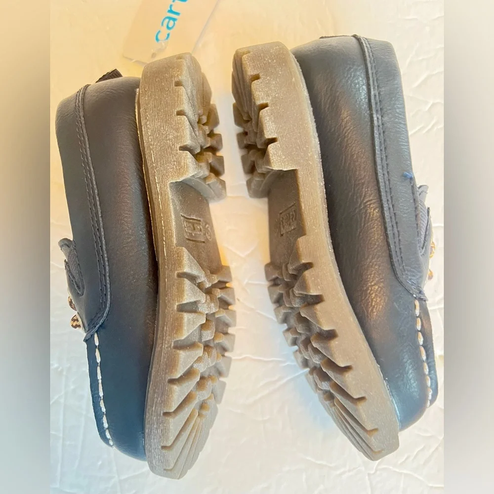 Carter's Black Kids Moccasins
